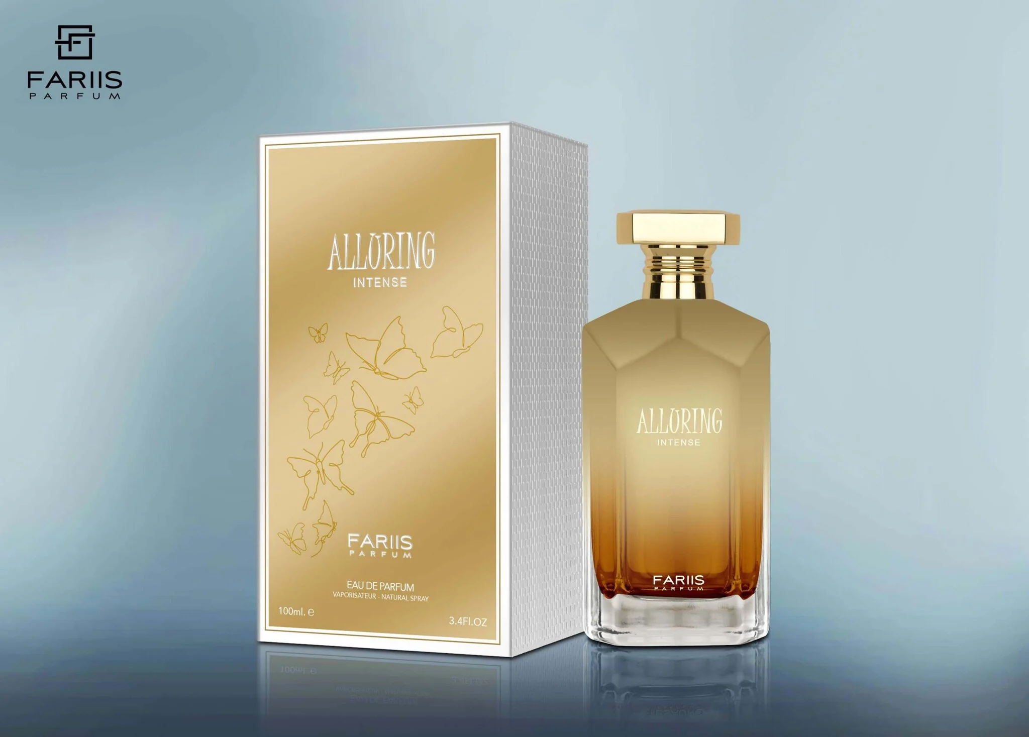 Parfum Alloring Intense, Fariis, apa de parfum 100 ml, femei [4]
