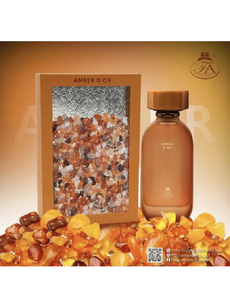 Parfum Amber D’or, French Avenue by Fragrance World, apa de parfum 100ml, unisex - inspirat din Amber Oud Gold Edition by Al Haramain Perfumes [3]