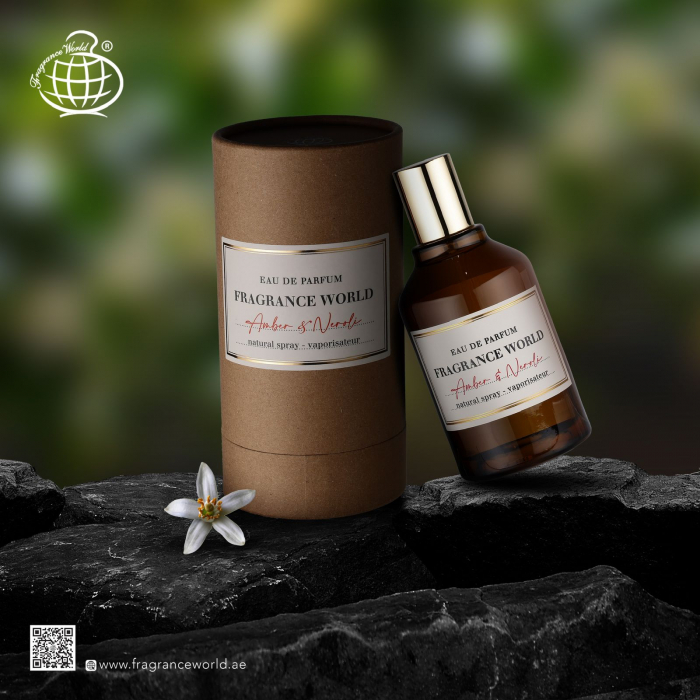 Parfum Amber And Neroli, Fragrance World, apa de parfum 80 ml, unisex - inspirat din Black Pepper & Amber by Neroli Zielinski & Rozen [2]