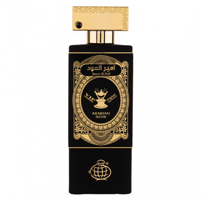 Parfum Ameer Al Oud Arabian Noir, Fragrance World, apa de parfum 100 ml, unisex - inspirat din Oud For Greatness by Initio