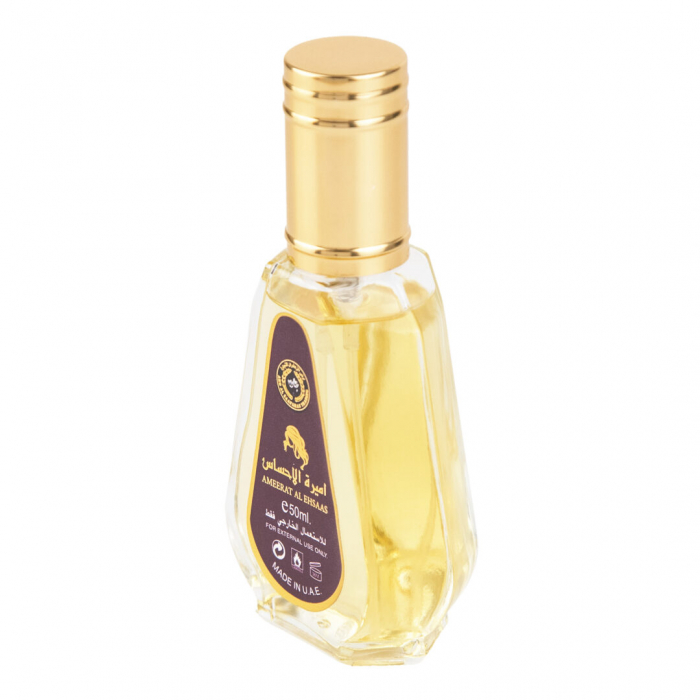 Parfum Ameerat Al Ehsaas, apa de parfum 50 ml, femei - inspirat din Crystal Noir by Versace [2]