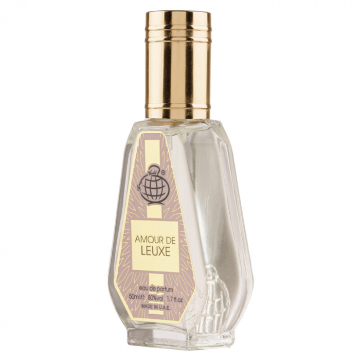 Parfum Amour de Leuxe, Fragrance World, apa de parfum 50 ml, femei - inspirat din L’Amour by Lalique [3]