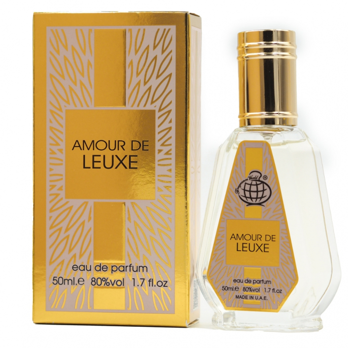 Parfum Amour de Leuxe, Fragrance World, apa de parfum 50 ml, femei - inspirat din L’Amour by Lalique [2]