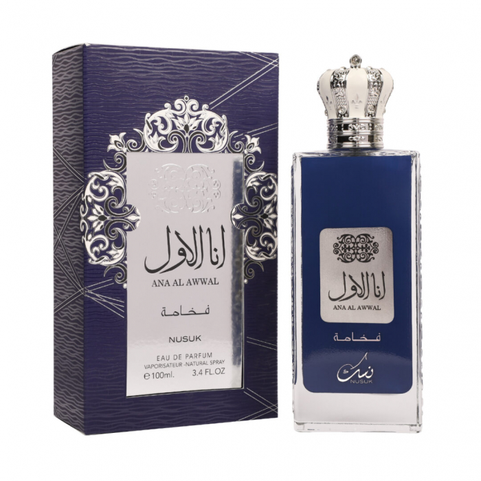 Parfum Ana Al Awwal Blue, Nusuk, apa de parfum 100ml, barbati - inspirat din Bleu de Chanel [3]