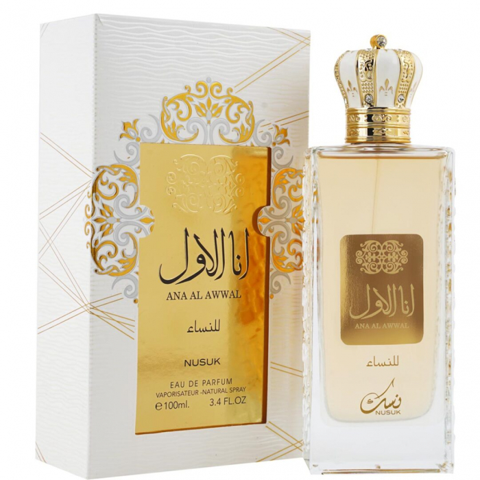 Parfum Ana Al Awwal Women, Nusuk, apa de parfum 100 ml, femei - inspirat din Xerjoff Erba Pura & Al Haramain Amber Oud Gold Edition [3]