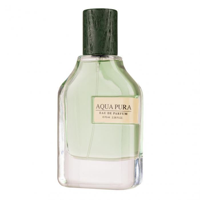 Parfum Aqua Pura, Fragrance World, apa de parfum 70 ml, unisex - inspirat din Megamare by Orto Parisi [3]