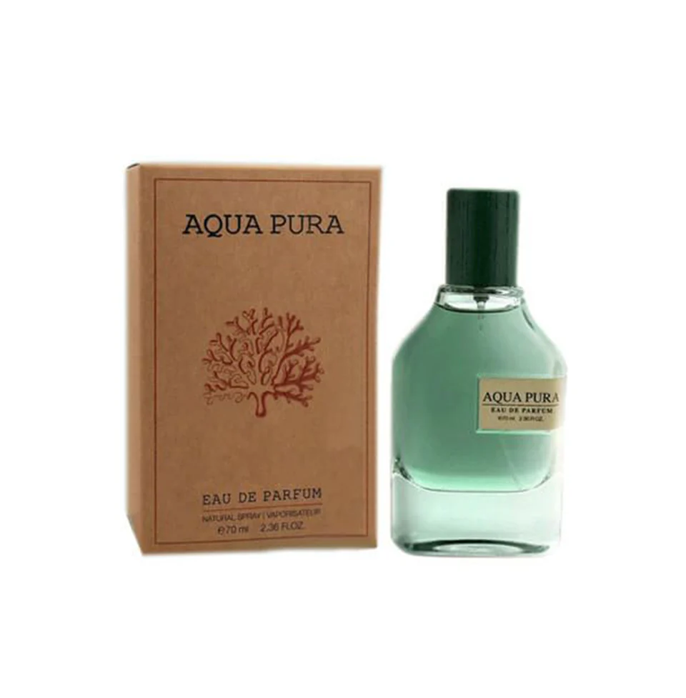 Parfum Aqua Pura, Fragrance World, apa de parfum 70 ml, unisex - inspirat din Megamare by Orto Parisi [2]