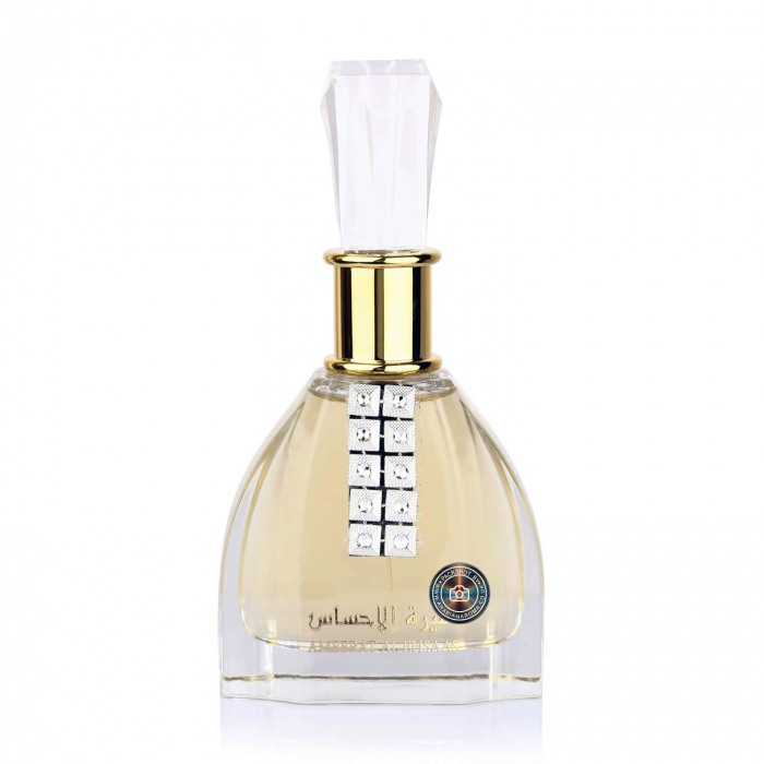 Parfum Ameerat Al Ehsaas, apa de parfum 50 ml, femei - inspirat din Crystal Noir by Versace [6]