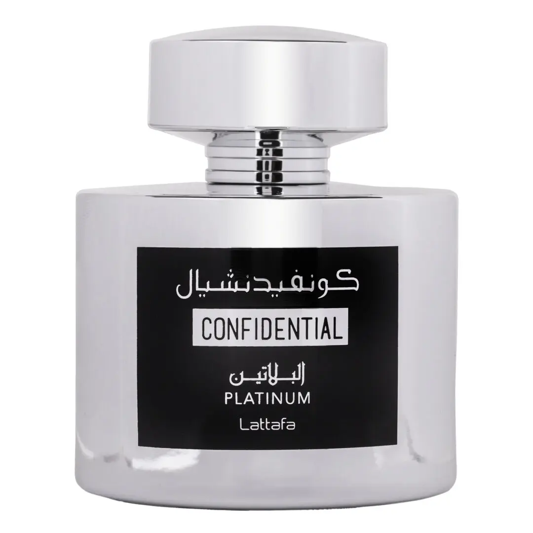 Parfum arabesc Confidential Platinum, apa de parfum 100 ml, barbati