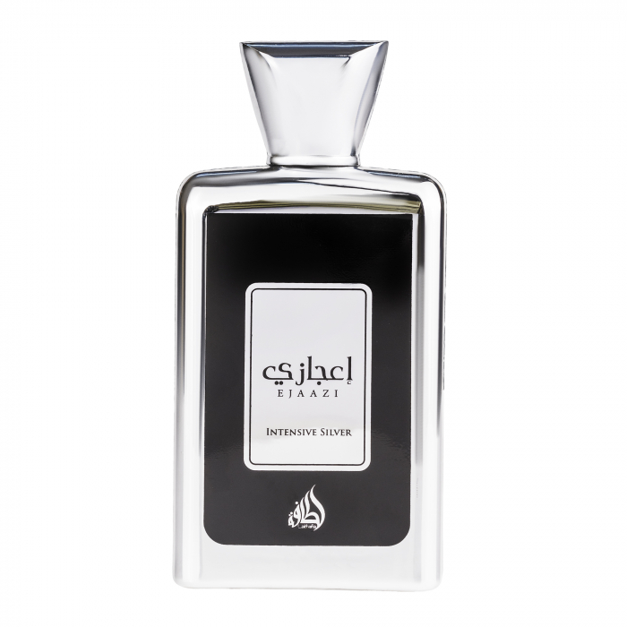 la nuit de l homme le parfum Parfum arabesc Ejaazi Intensive Silver, apa de parfum 100 ml, unisex - inspirat din La Nuit De L Homme by Yves Saint Laurent
