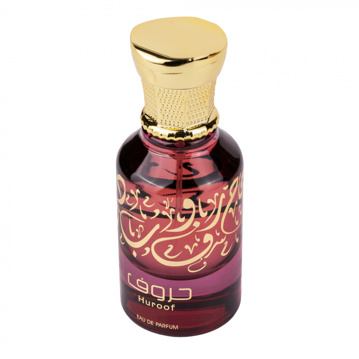 Parfum arabesc Huroof, apa de parfum 50 ml cu mostra 10ml (inclusa in cutie), femei [4]
