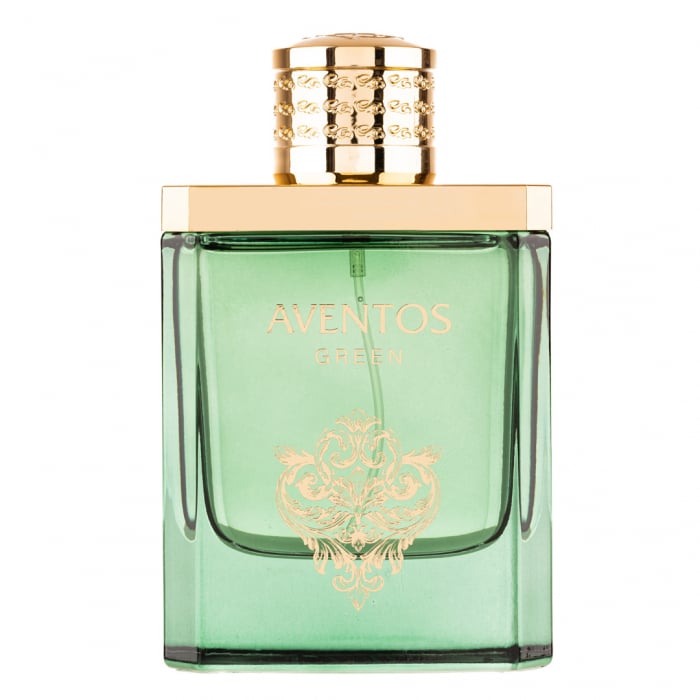 Parfum Aventos Green, Fragrance World, apa de parfum 100 ml, barbati - inspirat din Green Irish Tweed by Creed