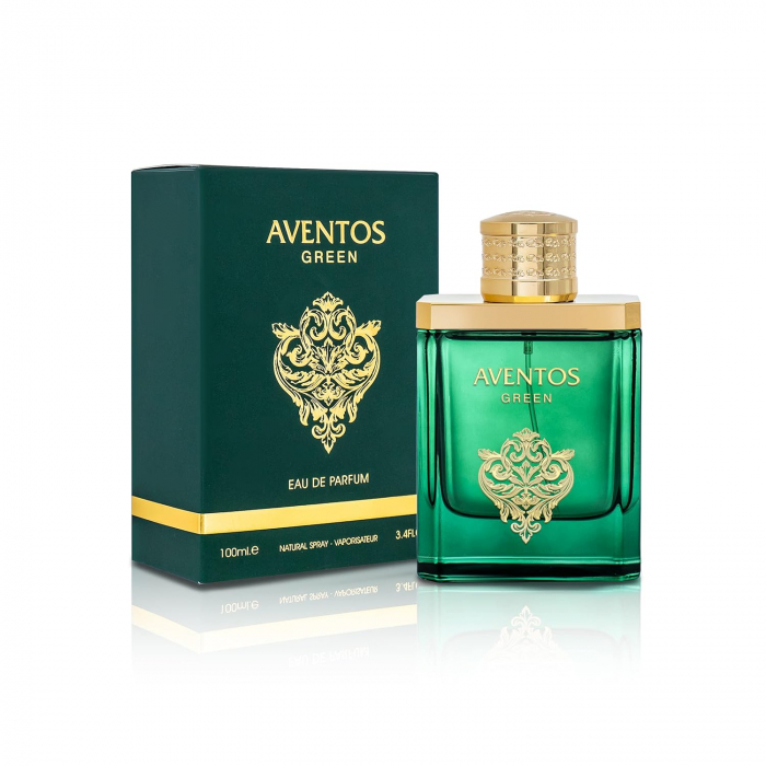 Parfum Aventos Green, Fragrance World, apa de parfum 100 ml, barbati - inspirat din Green Irish Tweed by Creed [2]