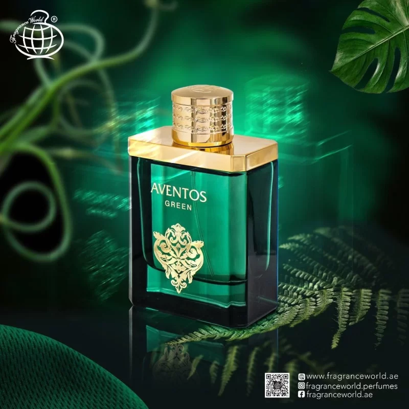 Parfum Aventos Green, Fragrance World, apa de parfum 100 ml, barbati - inspirat din Green Irish Tweed by Creed [5]