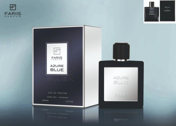 Parfum Azure Blue, Fariis apa de parfum 100 ml, barbati - inspirat din Chanel Blue [4]