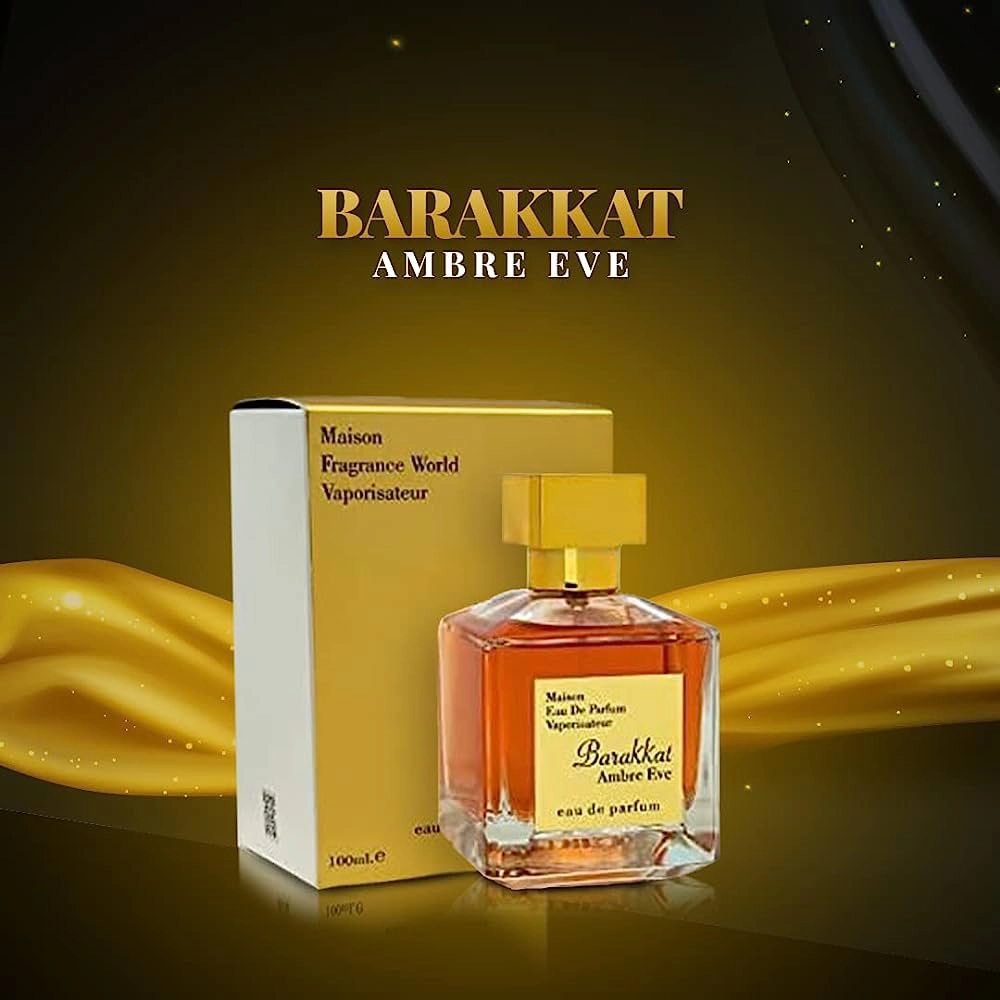 Parfum Barakkat Ambre Eve, Fragrance World, apa de parfum 100 ml, unisex - inspirat din Grand Soir by Maison Francis Kurkdjian [4]