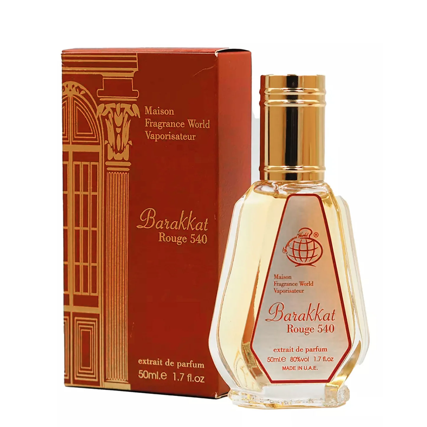 Parfum Barakkat Rouge 540 Extrait, Fragrance World, apa de parfum 50 ml, unisex - inspirat din Baccarat Rouge 540 Extrait by Maison Francis Kurkdjian [2]