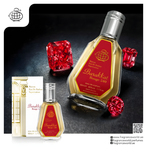 Parfum Barakkat Rouge 540, Fragrance World, apa de parfum 50 ml, unisex - inspirat din Baccarat Rouge 540 by Maison Francis Kurkdjian [4]