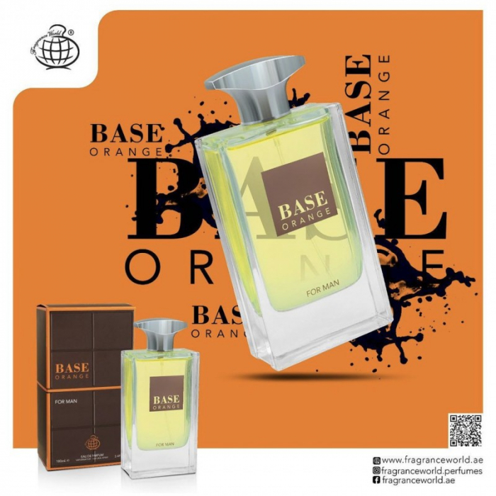 Parfum Base Orange for Man, Fragrance World, apa de parfum 100 ml, barbati - inspirat din  Boss Orange for Men by Hugo Boss [4]