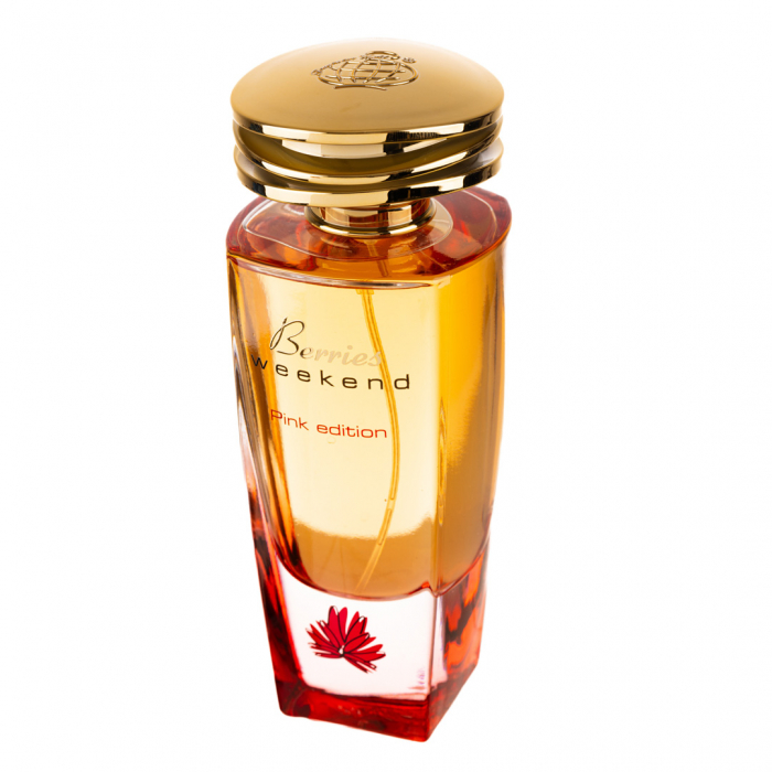 Parfum Berries Weekend Pink Edition, Fragrance World, apa de parfum 100 ml, femei - inspirat din Tender Touch by Burberry [4]