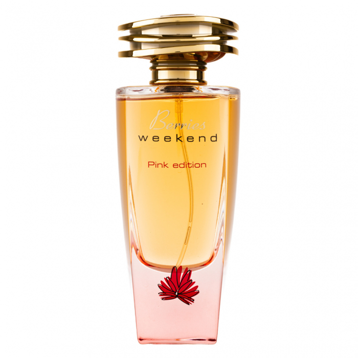 Parfum Berries Weekend Pink Edition, Fragrance World, apa de parfum 100 ml, femei - inspirat din Tender Touch by Burberry