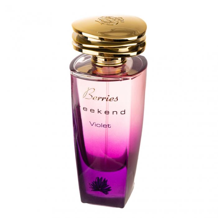 Parfum Berries Weekend Violet, Fragrance World, apa de parfum 100 ml, femei - inspirat din Burberry Weekend by Burberry [4]
