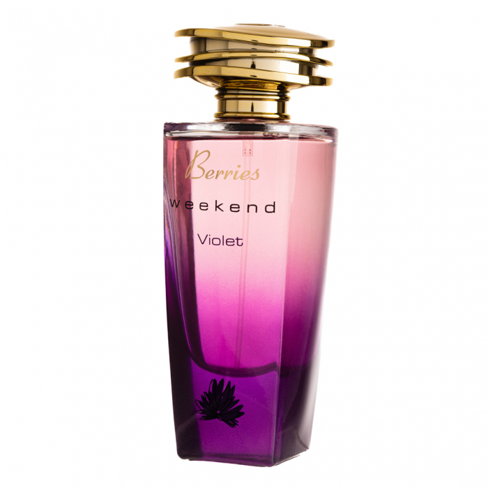 Parfum Berries Weekend Violet, Fragrance World, apa de parfum 100 ml, femei - inspirat din Burberry Weekend by Burberry [3]