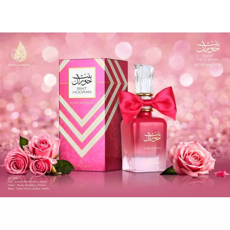Parfum Bint Hooran Rose Passion,  Ard Al Zaafaran, apa de parfum 100 ml, femei [3]