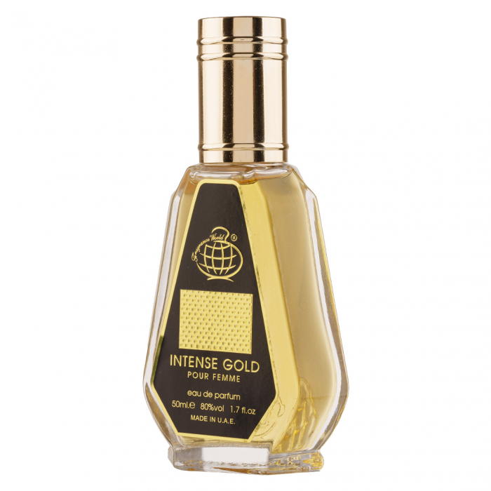 Parfum Intense Gold, Fragrance World, apa de parfum 50 ml, femei - inspirat din  Pure Desire by Les Femmes [3]