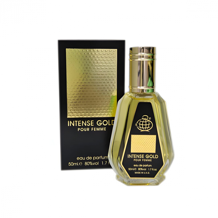 Parfum Intense Gold, Fragrance World, apa de parfum 50 ml, femei - inspirat din  Pure Desire by Les Femmes [2]