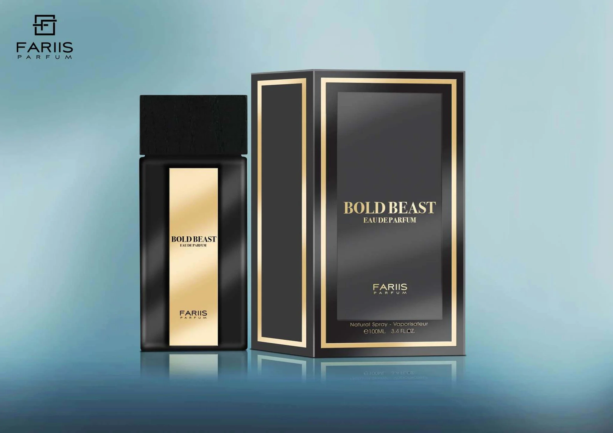 Parfum Bold Beast, Fariis, apa de parfum 100 ml, barbati [3]