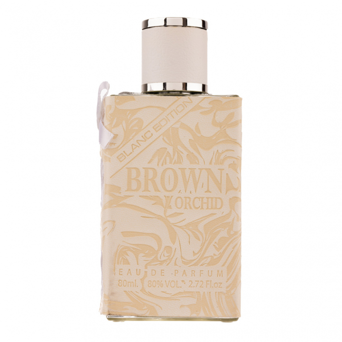 Parfum Brown Orchid Blanc Edition, Fragrance World, apa de parfum 80 ml,  femei- inspirat din Silver Mountain by Creed [6]