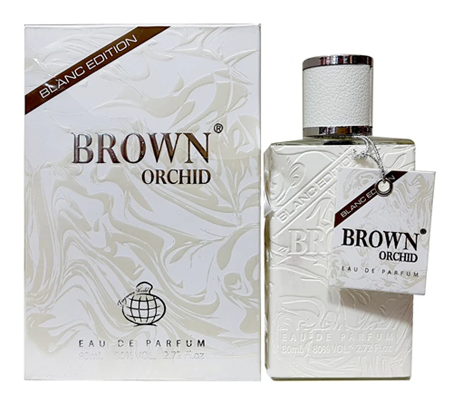 Parfum Brown Orchid Blanc Edition, Fragrance World, apa de parfum 80 ml,  femei- inspirat din Silver Mountain by Creed [5]