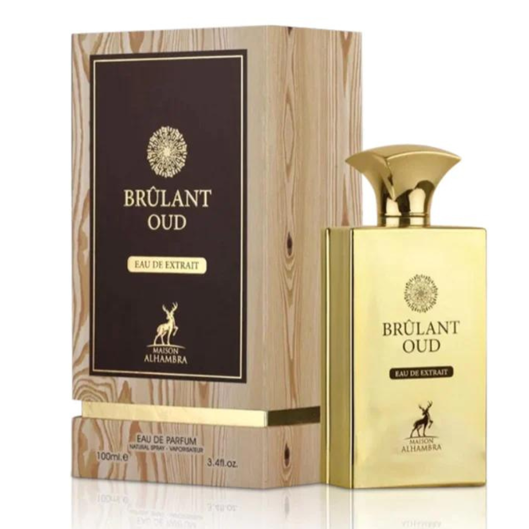 Parfum Brulant Oud, Maison Alhambra, apa de parfum 100 ml, barbati - inspirat din Gold Men by Amouage [3]