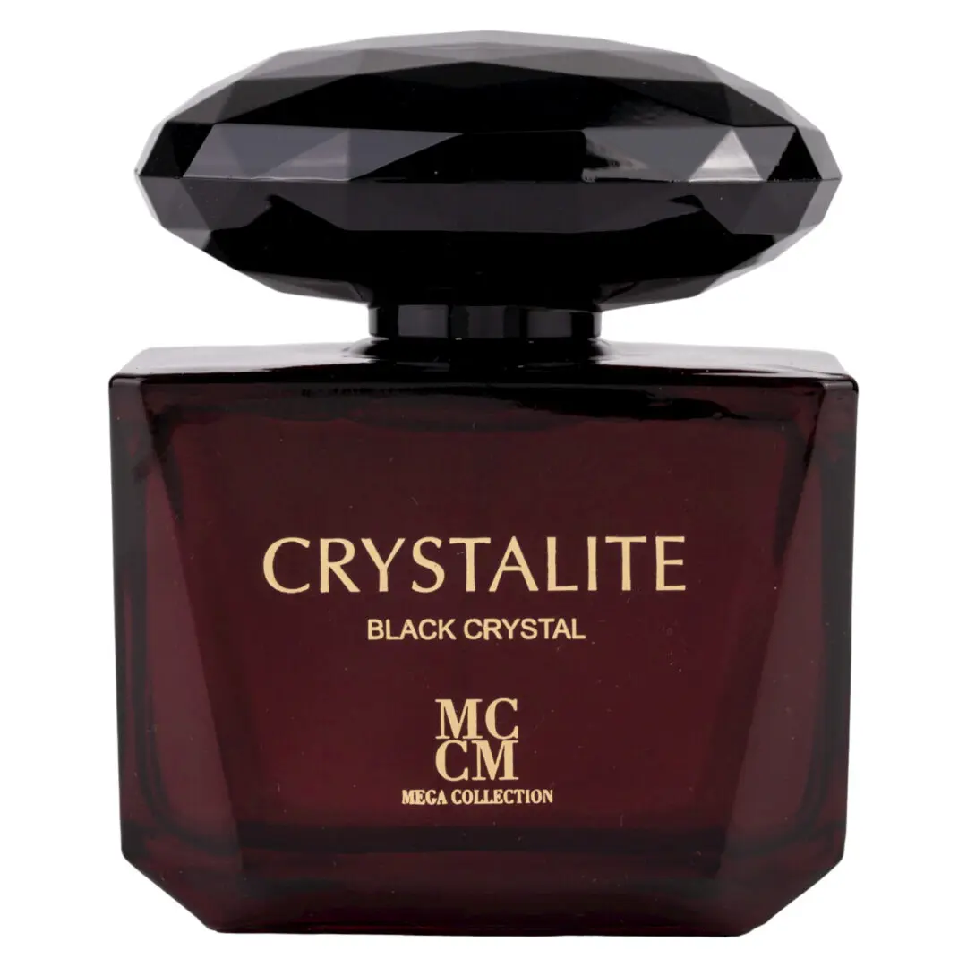 Parfum Crystalite Black Crystal, apa de parfum 100 ml, femei - inspirat din Versace Crystal Noir