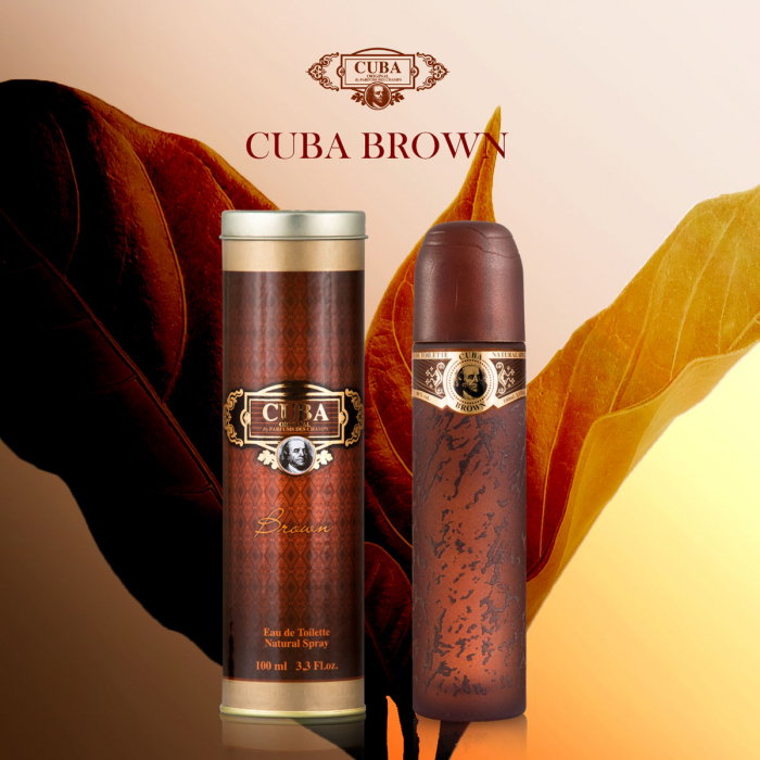 Parfum Cuba Brown for Men, apa de toaleta 100 ml, barbati [2]