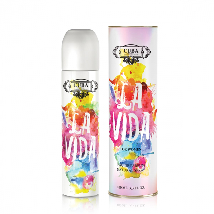Parfum cuba la vida for women, apa de parfum 100 ml, femei
