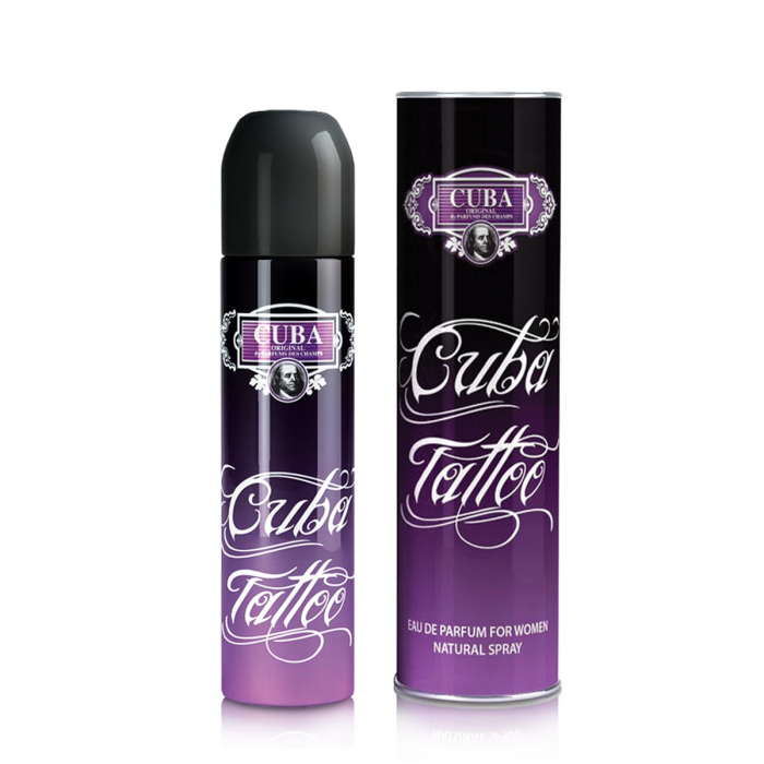 Parfum Cuba Tattoo for Women, apa de parfum 100 ml, femei [1]