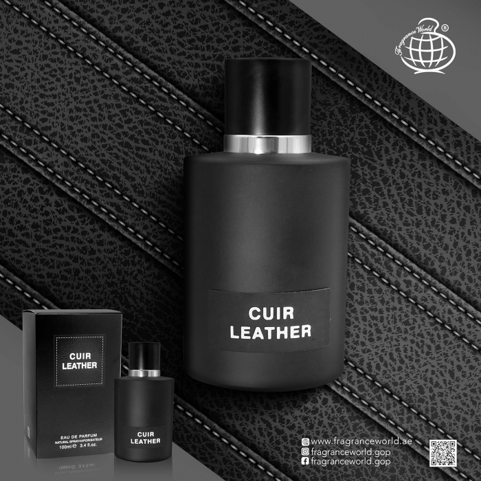 Parfum Cuir Leather, Fragrance World, apa de parfum 100 ml, unisex - inspirat din Ombre Leather by Tom Ford [4]