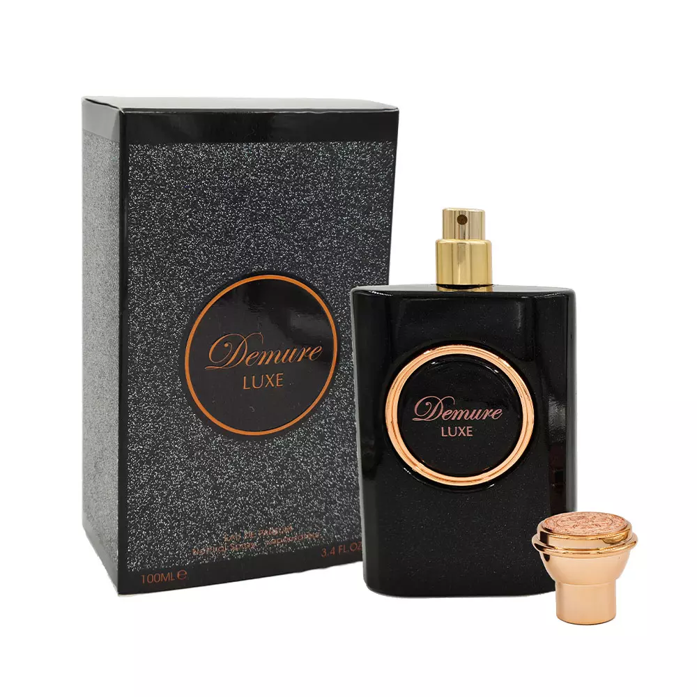 Parfum Demure Luxe, Fragrance World, apa de parfum 100 ml, femei - inspirat din Black Opium by Yves Saint Laurent [5]