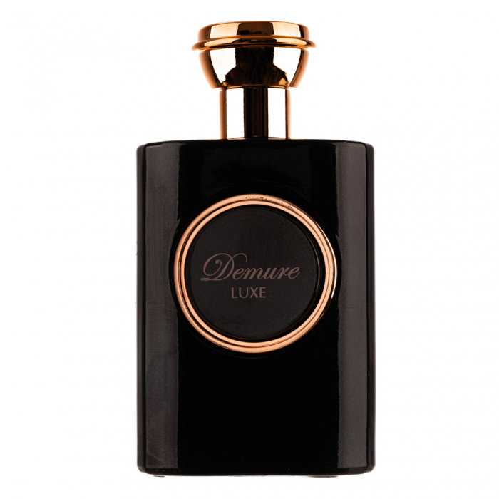 Parfum Demure Luxe, Fragrance World, apa de parfum 100 ml, femei - inspirat din Black Opium by Yves Saint Laurent