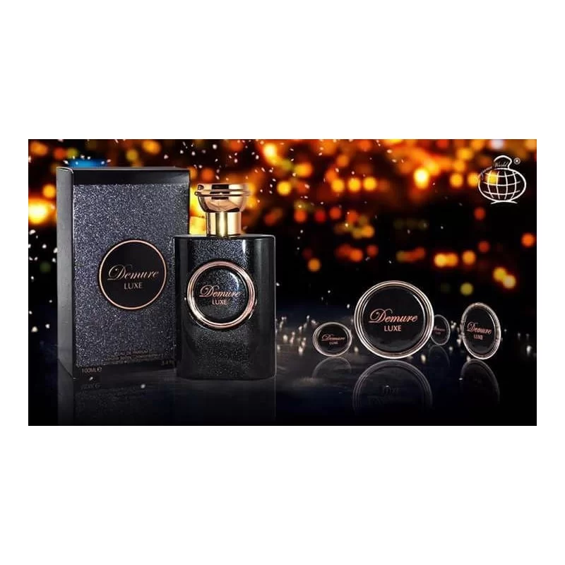Parfum Demure Luxe, Fragrance World, apa de parfum 100 ml, femei - inspirat din Black Opium by Yves Saint Laurent [4]