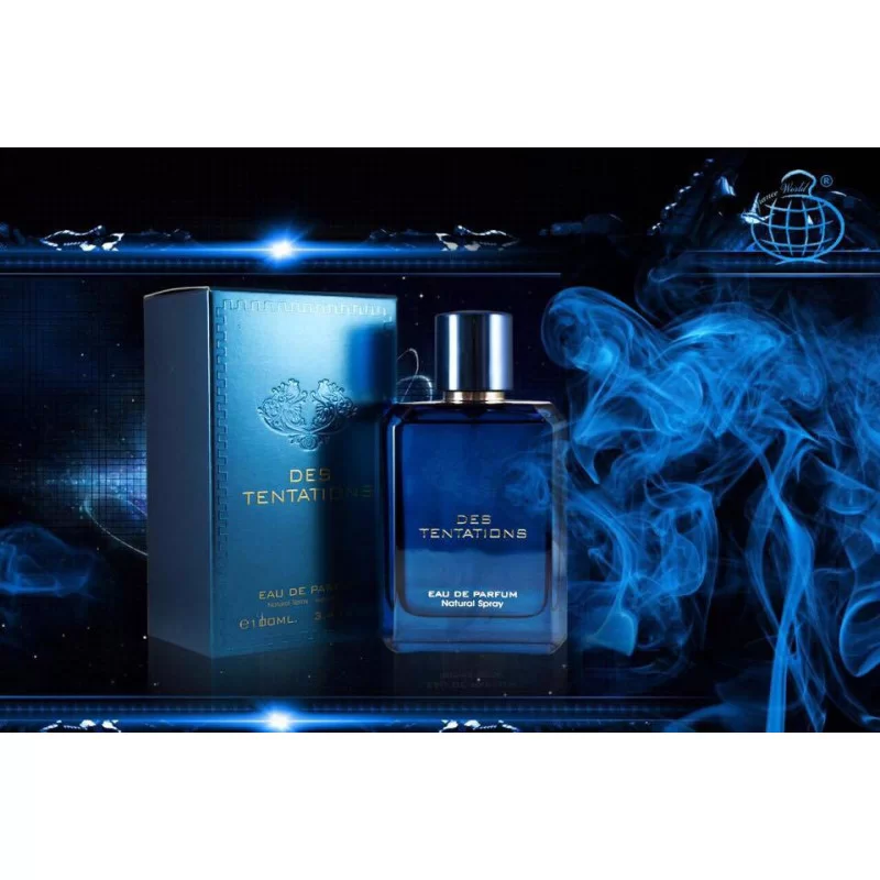 Parfum Des Tentations, Fragrance World, apa de parfum 100 ml, barbati - inspirat din Eros by Versace [4]