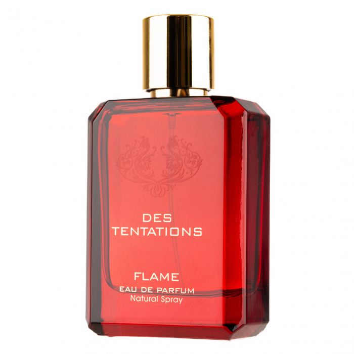 Parfum Des Tentations Flame, Fragrance World, apa de parfum 100 ml, unisex - inspirat din Eros Flame by Versace [3]