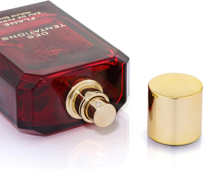Parfum Des Tentations Flame, Fragrance World, apa de parfum 100 ml, unisex - inspirat din Eros Flame by Versace [5]
