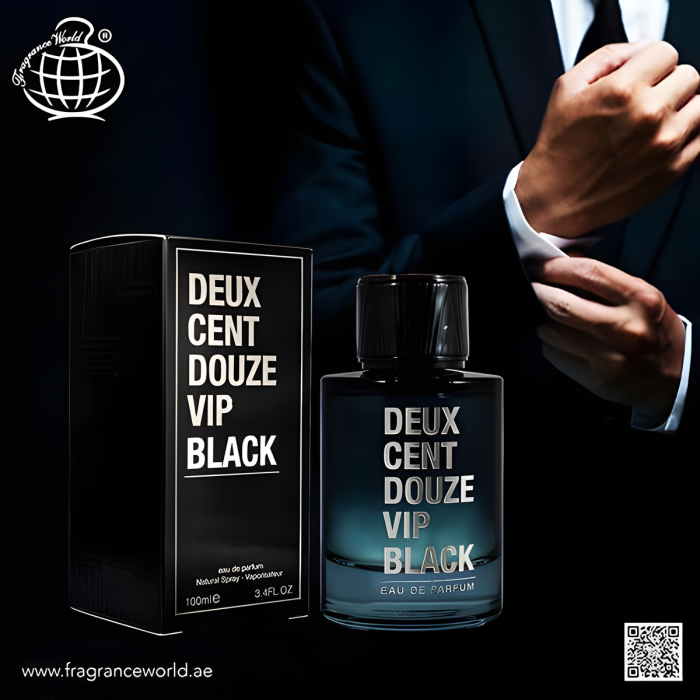 Parfum Deux Cent Douze VIP Black, Fragrance World, apa de parfum 100 ml, barbati - inspirat din 212 VIP Black by Carolina Herrera [3]