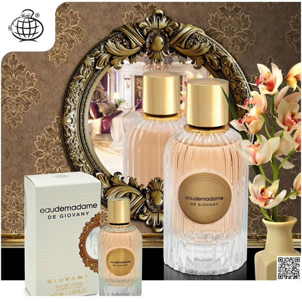 Parfum Eau De Madame De Giovany, Fragrance World, apa de parfum 100 ml, femei - inspirat din Eaudemoiselle de Givenchy by Givenchy [4]