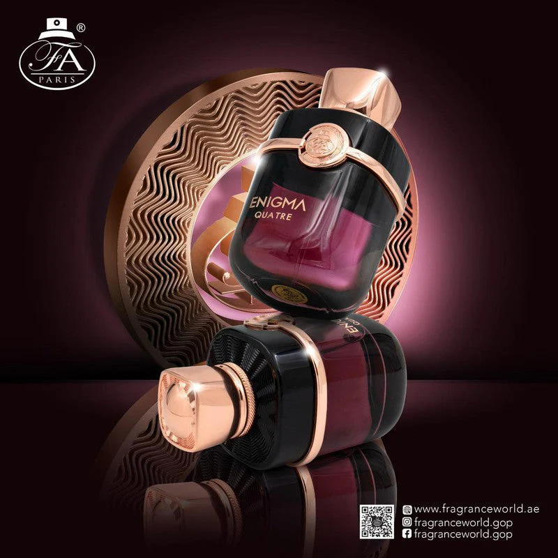 Parfum Enigma Quatre, Fragrance World, apa de parfum 100 ml, femei - inspirat din Love by Chopard [4]