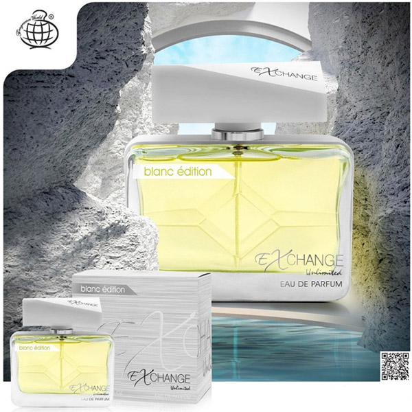Parfum Exchange Unlimited Blanc Edition, Fragrance World, apa de parfum 100 ml, barbati - inspirat din Ultra Male by Jean Paul Gauthier [4]