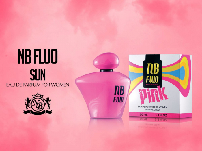 Parfum Fluo Pink by New Brand, apa de parfum 100 ml, femei [4]